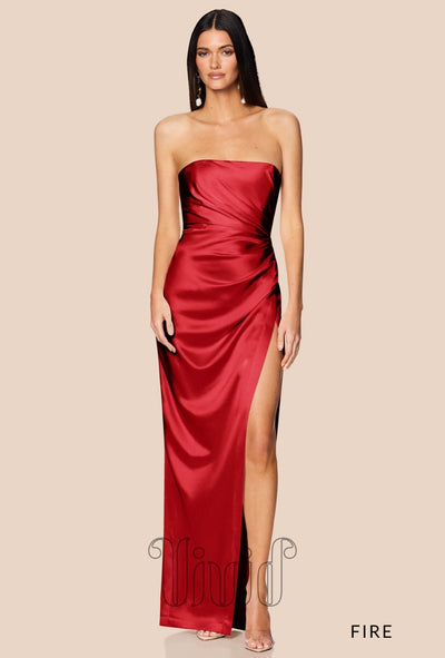 Nookie Alina Gown in Fire / Reds