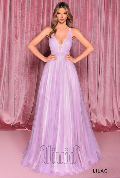 Nicoletta Azalea Gown NC3074 in Lilac / Purples