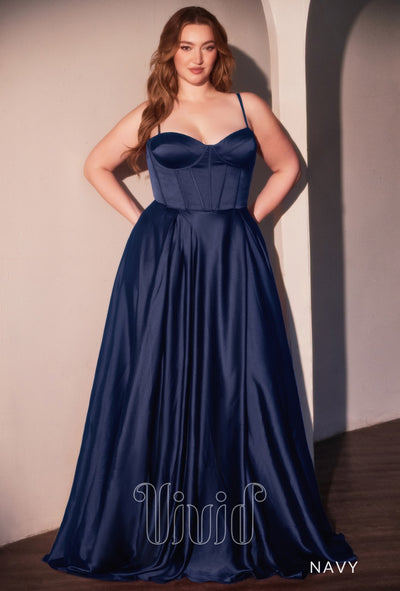 Vivid Formal Azura Ball Gown Curve in Navy / Blues