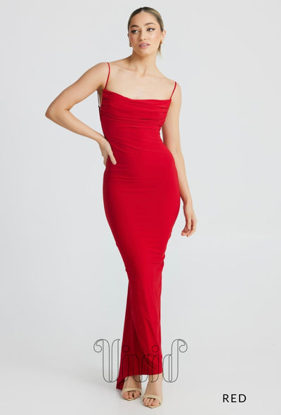 Melani The Label Celina Dress in Red / Reds