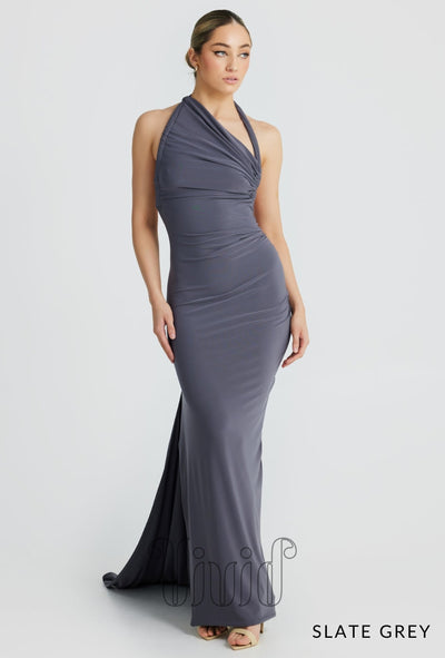 Melani The Label Ivana Multi-Way Gown in Slate Grey / Greys