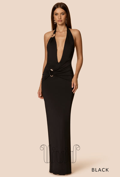 Nookie Leonie Halter Maxi in Black / Blacks
