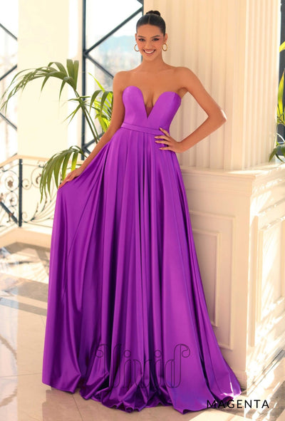 Nicoletta Lilianna Gown NC1075 in Magenta / Purples