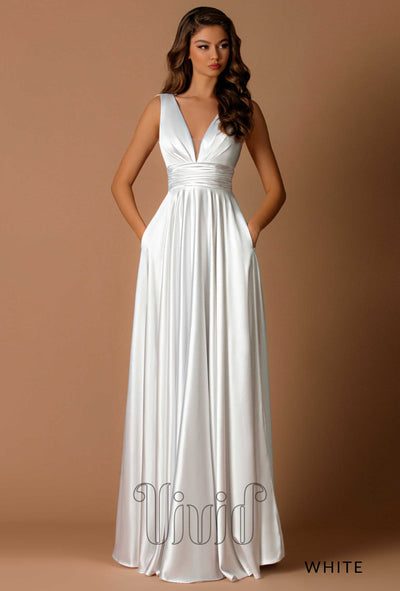 Nicoletta Bridesmaids Lindsey Gown NBM1027 in White / Whites