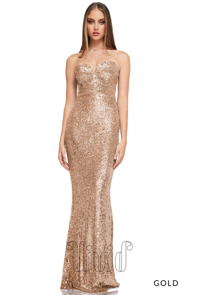 Nookie Intuition Gown in Gold / Golds