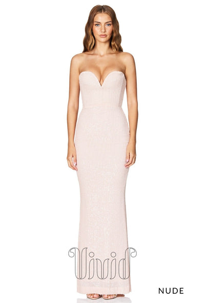 Nookie Intuition Gown in Nude / Nude & Neutrals