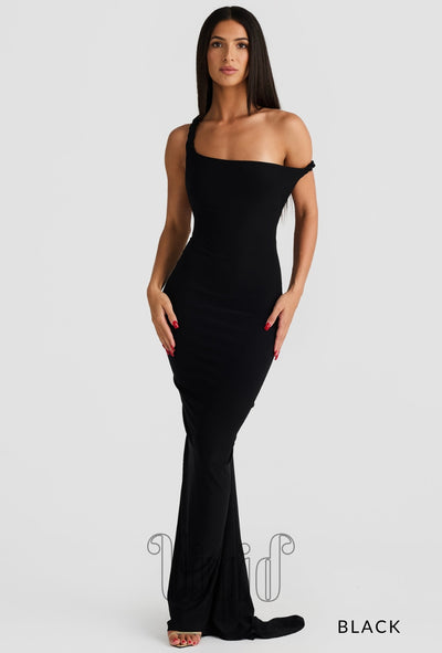 Melani The Label Maia Multi-Way Gown in Black / Blacks