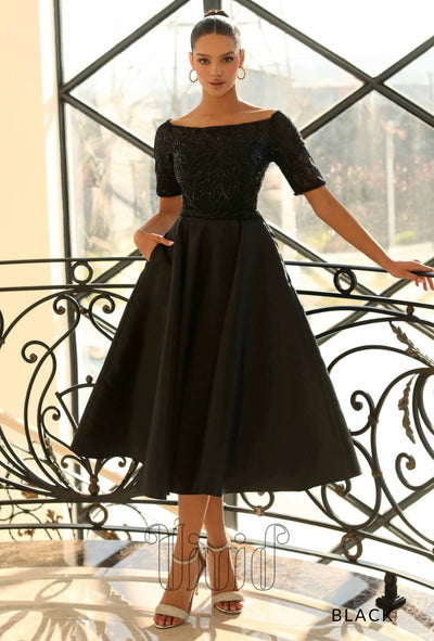 Nicoletta Margot Dress NC1072 in Black / Blacks