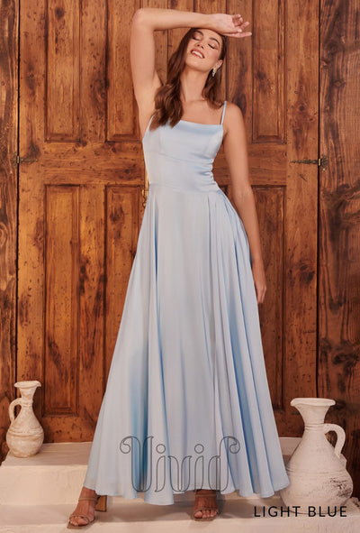 Vivid Luxe Mia Gown in Light Blue / Blues