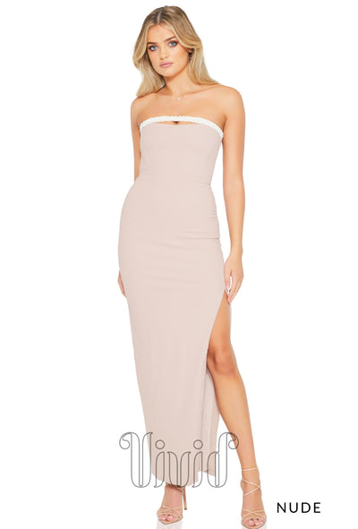 Nookie Nouveau Gown in Nude / Nude & Neutrals