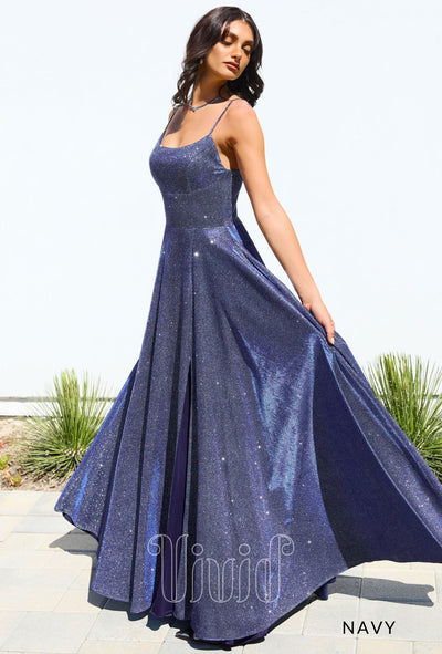 Vivid Dresses Pia Gown in Navy / Blues