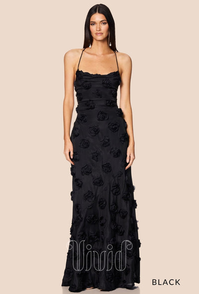 Nookie Roselie Gown in Black / Blacks