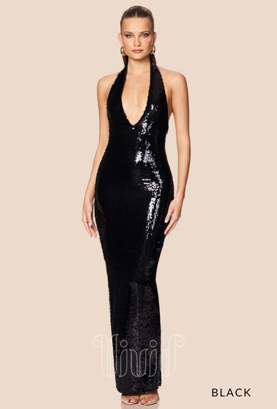 Nookie Siren Gown in Black / Blacks