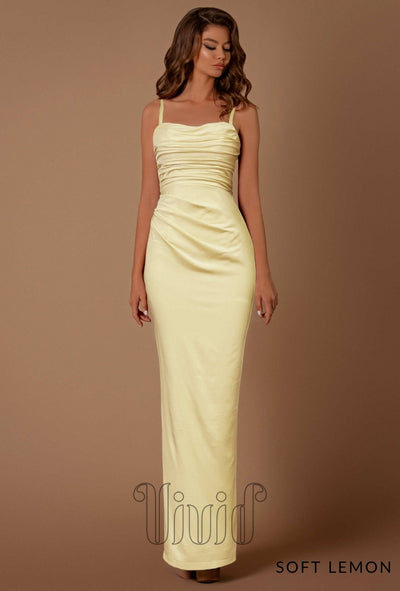 Nicoletta Bridesmaids Sirene Maxi Dress NBM1024 in Soft Lemon / Yellows