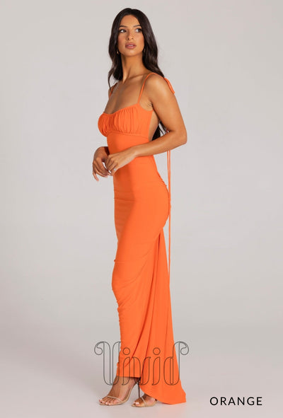 Melani The Label Zahara Dress in Orange / Oranges/Corals