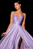 Zoey Sparkle Halter Ball Gown