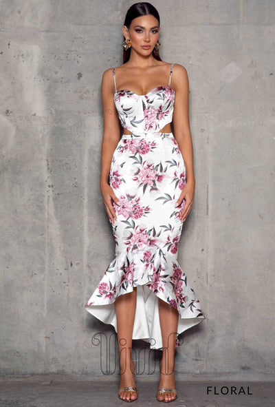 Elle Zeitoune Kandace Dress in Floral / Prints