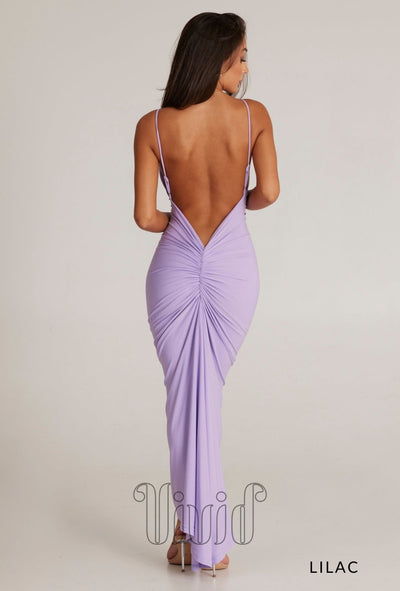 Melani The Label Veronica Dress in Lilac / Purples