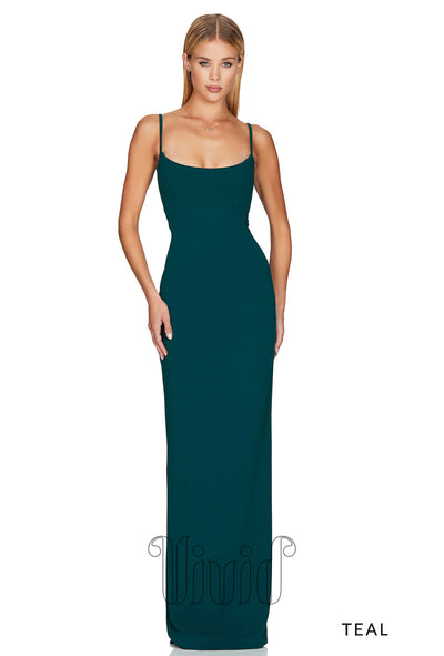 Nookie Bailey Gown in Teal / Greens