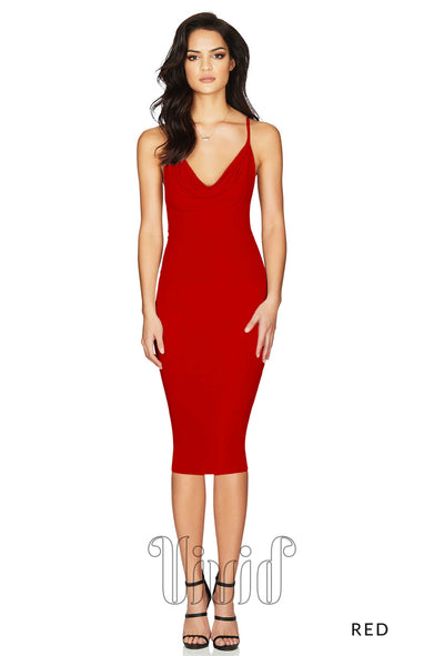 Nookie Hustle Midi in Red / Reds